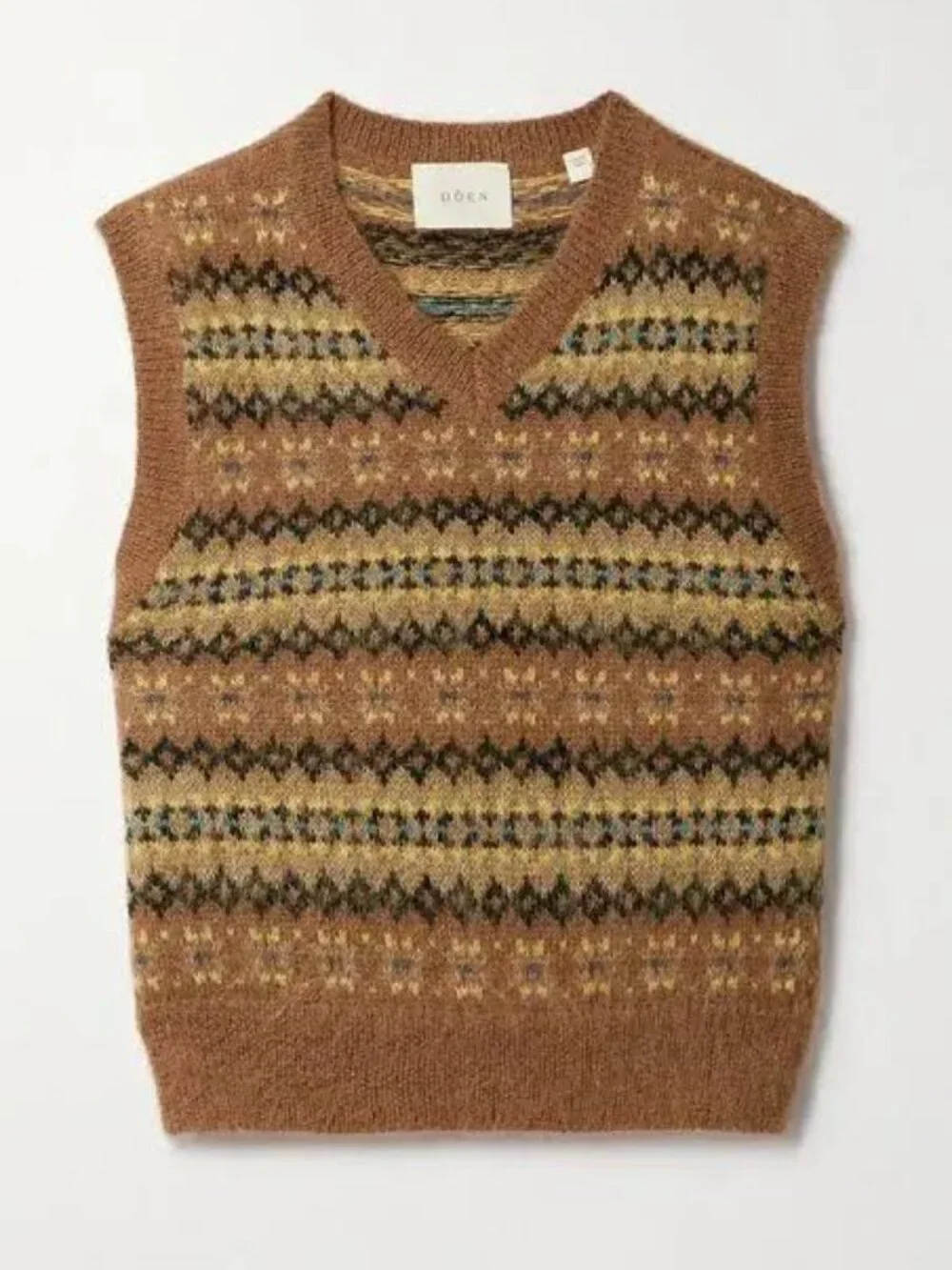 Doen Kenley Fair Isle Vest - Picture 2 of 3